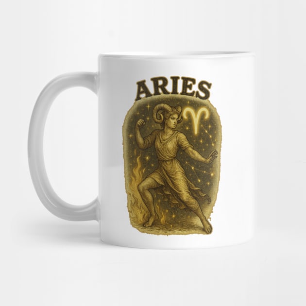 Aries Star Sign of the Zodiac by Stylecombinator